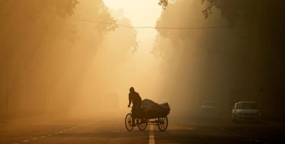 delhi Pollution: Pollution of delhi reached Uttarakhand with maha storm