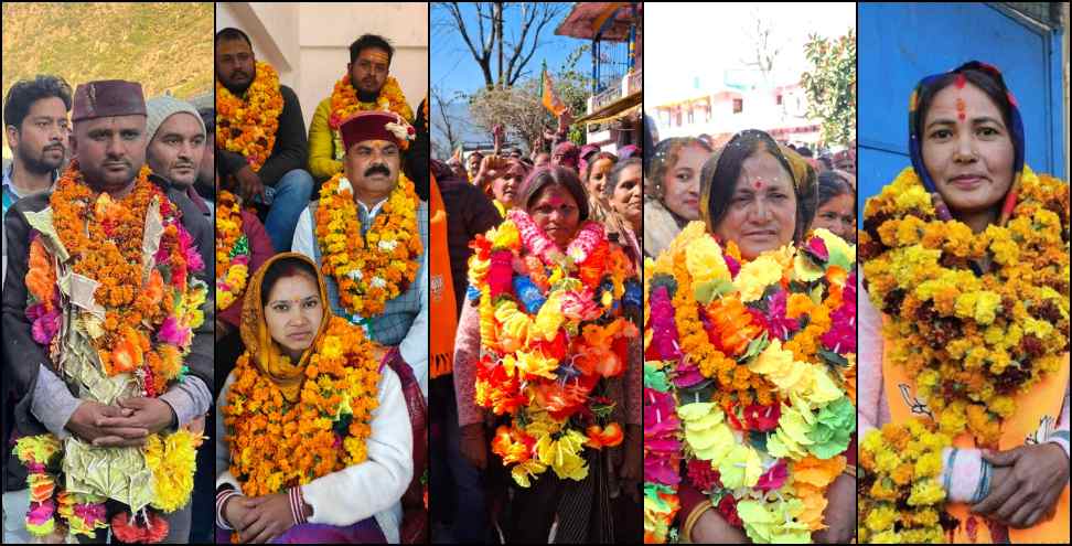 Municipal body election results: Municipal body election results in Rudraprayag district 2025