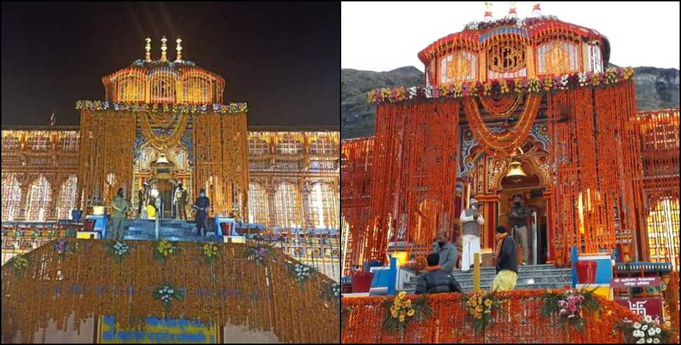 badrinath gates open year 2020 photos