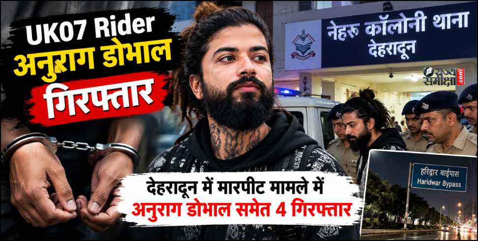 Anurag Dobhal Arrested: UK07 Rider Anurag Dobhal Arrested in Dehradun