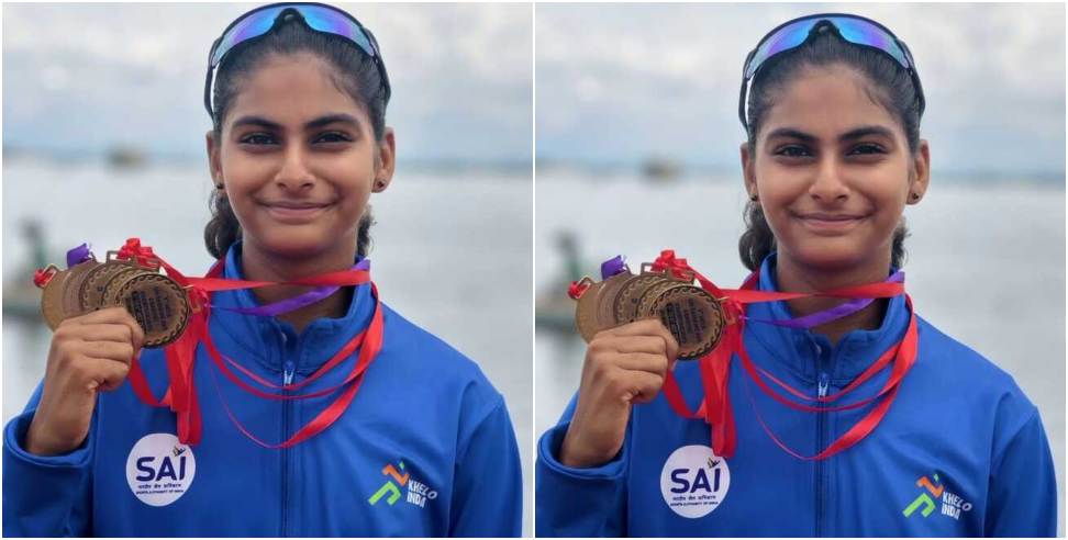 All India Inter SAI Canoe Sprint Championship: Yogita Won 4 Gold and One Silver Medal