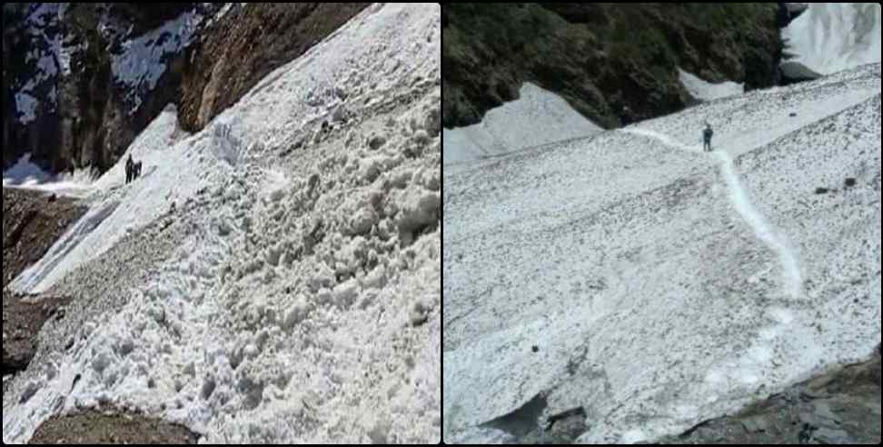 Pithoragarh News: Glacier slips in Pithoragarh