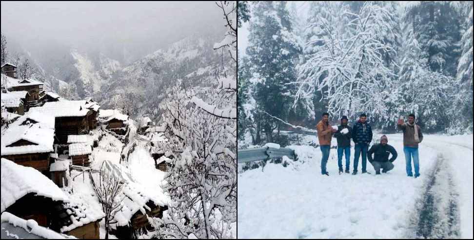 Uttarakhand Snowfall: Uttarakhand Snowfall Weather Report 26 December
