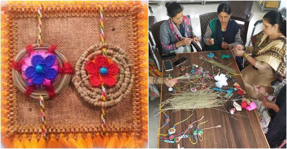 Rakhis made from Pine Leaves: Women Made Eco Friendly Rakhis From Pine Laves in Uttarakhand