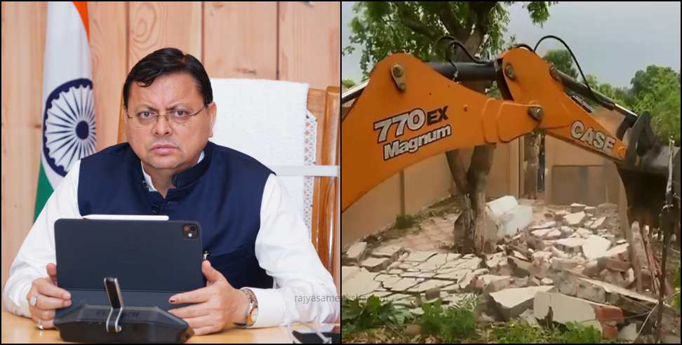 541 illegal shrines demolished: 7000 acres government land encroachment-free in Uttarakhand