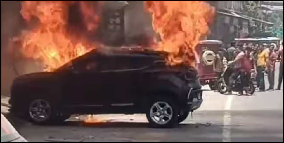 Haridwar Delhi Car Fire: Car caught fire in Haridwar