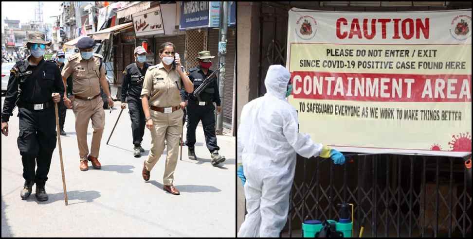 Coronavirus in uttarakhand: Uttarakhand Containment Zone 7 May
