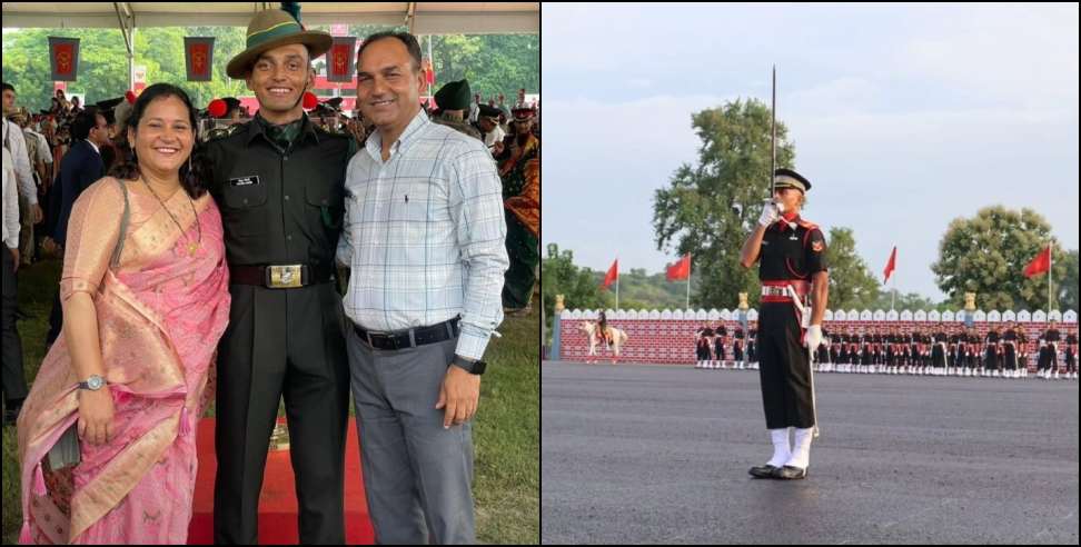 Piyush Dimri joins 7th Kumaon Regiment as a Lieutenant