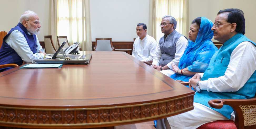 Uttarkashi Flash Flood: 6 BJP leaders from Uttarakhand met PM Modi