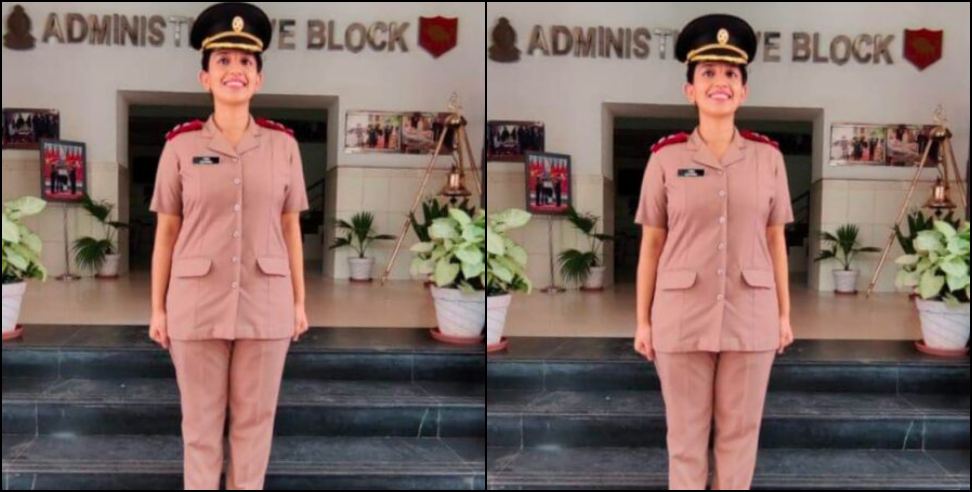 Tehri Garhwal News: Manisha Tadiyal of Chamba became an officer in the army