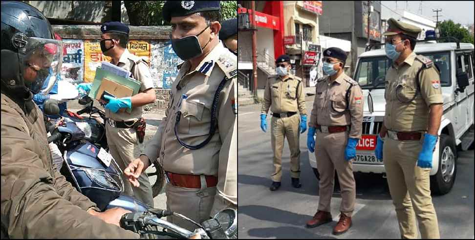 Coronavirus in Uttarakhand: Police active in Coronavirus hotspot uttarakhand