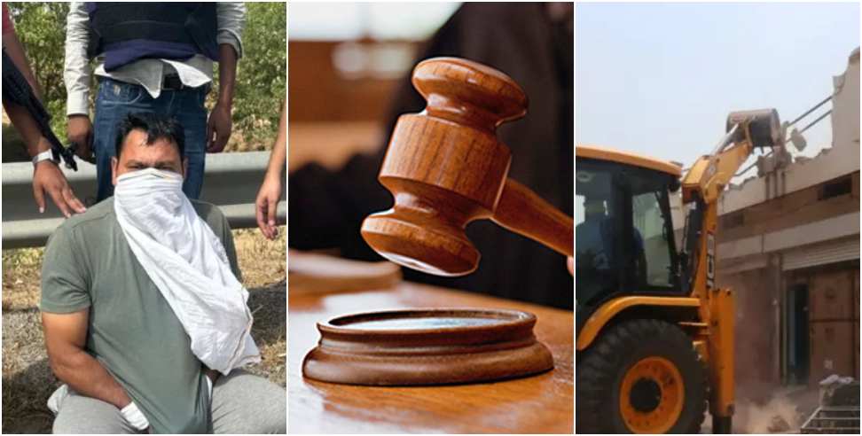 Dehradun Goli Kand: Bulldozer demolishing hold by Court in Ravi Badola Murder Case