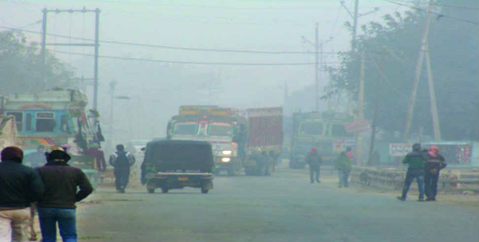 high fog in Uttarakhand: Red alert for high fog and cold wave in uttarakhand two district
