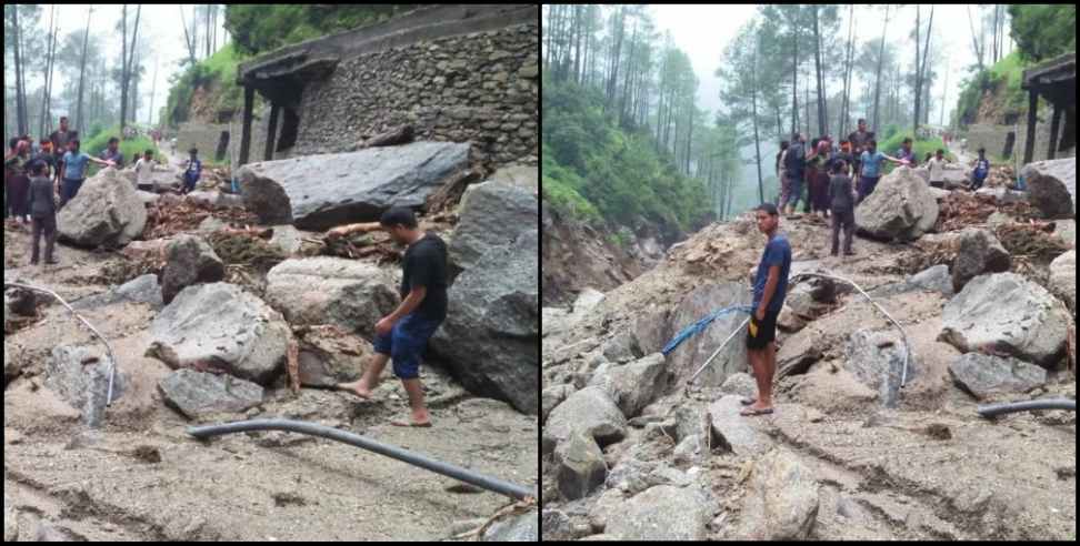 Rudraprayag news: Destruction due to cloudburst in Rudraprayag