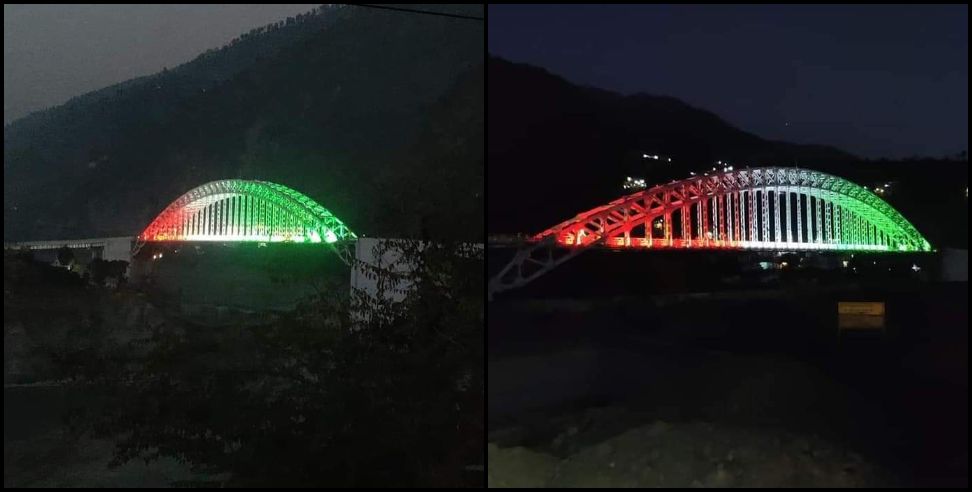 Uttarkashi arch bridge: Arch bridge in chinyalisaur