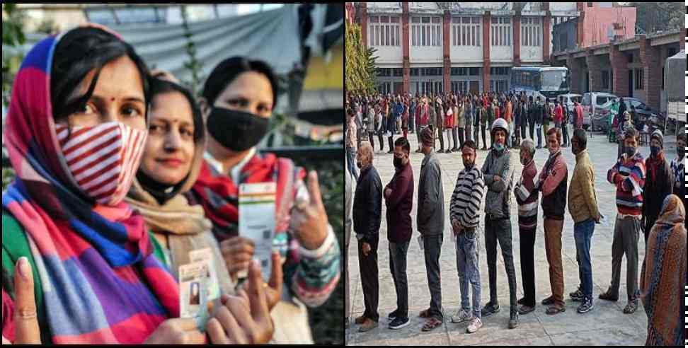 Uttarakhand Assembly Elections : Voting percentage in 6 assembly seats of Nainital district