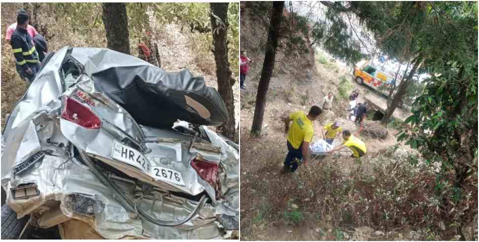 Car Fell Into A Ditch: Car Fell Into A Ditch Three People Were Death in Mussoorie