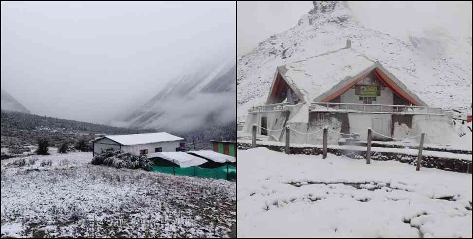 snowfall in uttarakhand: Snowfall In Uttarakhand Latest Photos