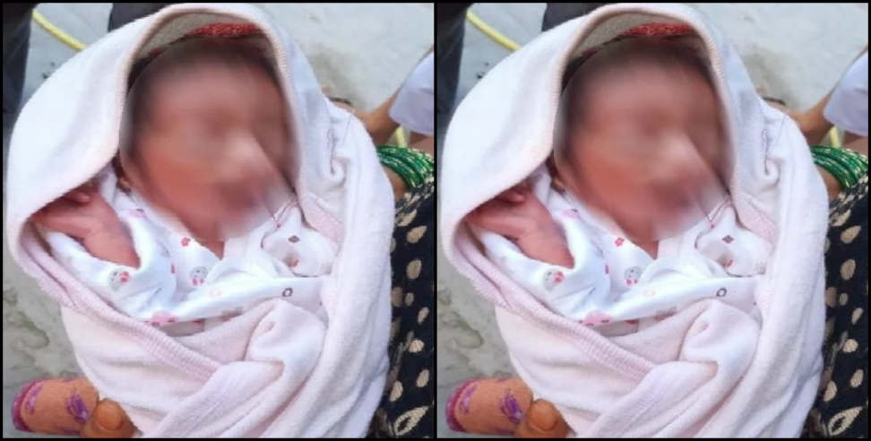 Newborn baby girl found: Newborn baby girl found on the side of highway at sahaspur