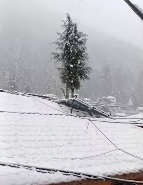 Snowfall in Uttarakhand
