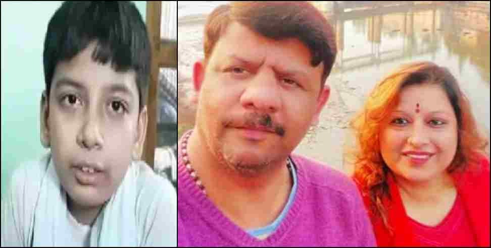 Kashipur Dr  Indresh Sharma suicide son ishaan left alone