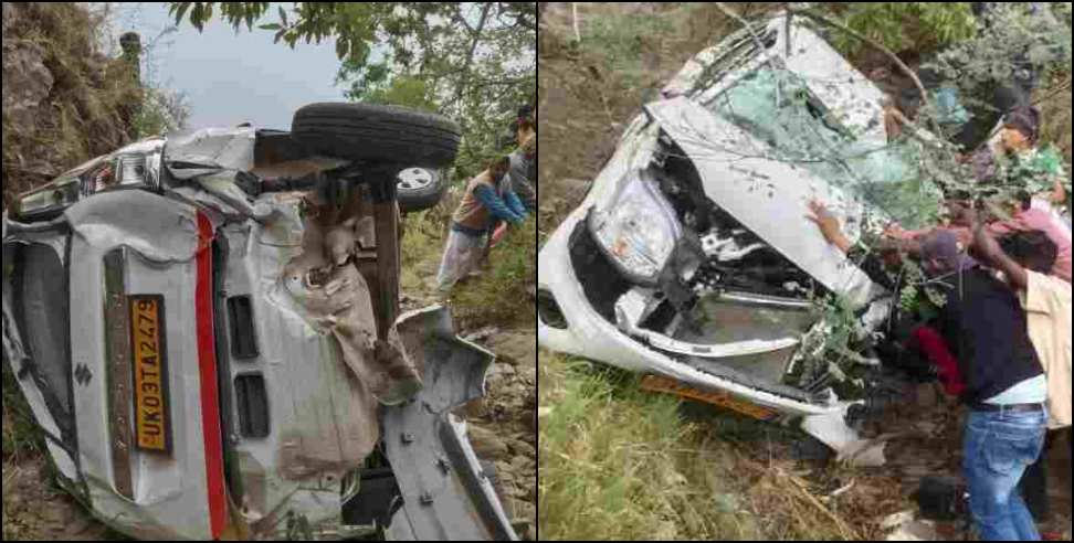 Car falls into 200 meter deep ditch in Champawat