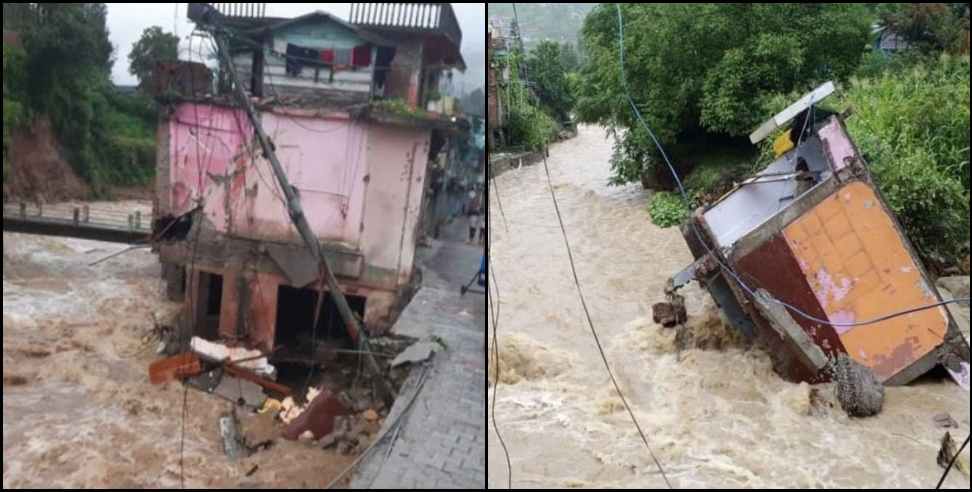 uttarkashi heavy rain Devastation : Devastation after heavy rains in Uttarkashi