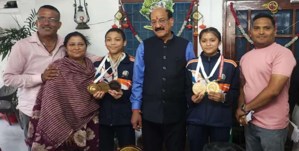 Sibling Duo from Uttarakhand Wins Four Gold Medals