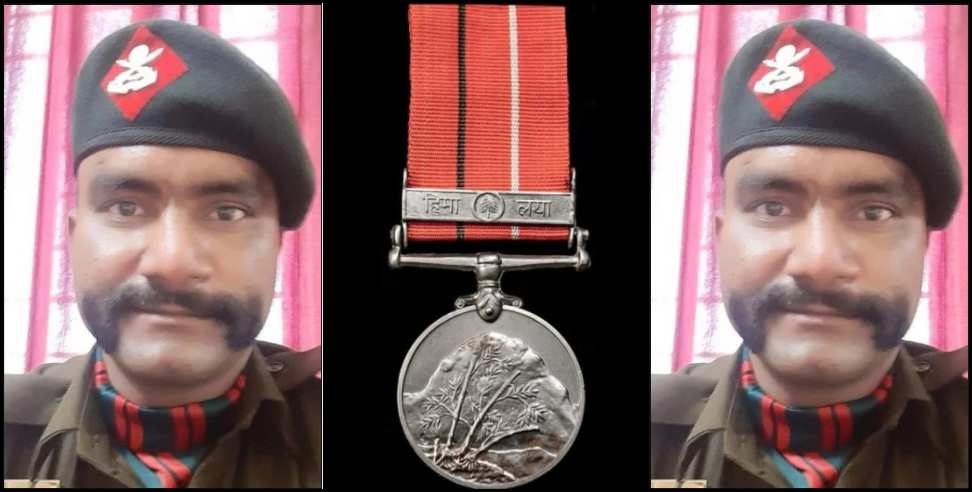 Havildar Ravindra Singh Rautela: Havildar Ravindra Singh Rautela Army Medal