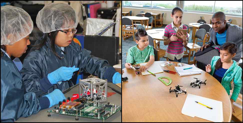 Uttarakhand Students drone: Students to learn drone and satellite making in uttarakhand