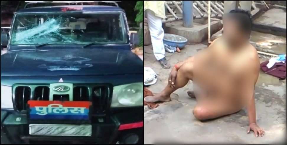 Rudrapur Chirag Agarwal News: Businessman Chirag Agarwal tried to crush the police in Rudrapur