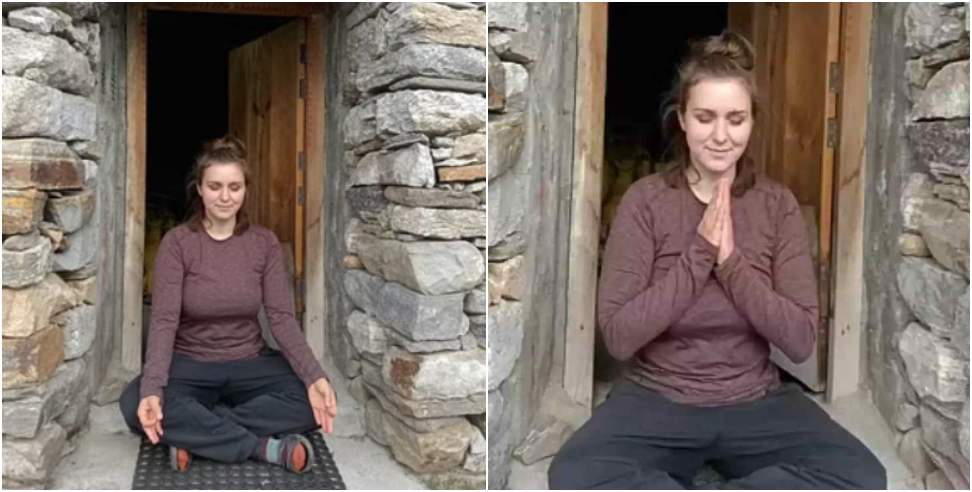 Simona Meditated In Meditation Cave For Two Days