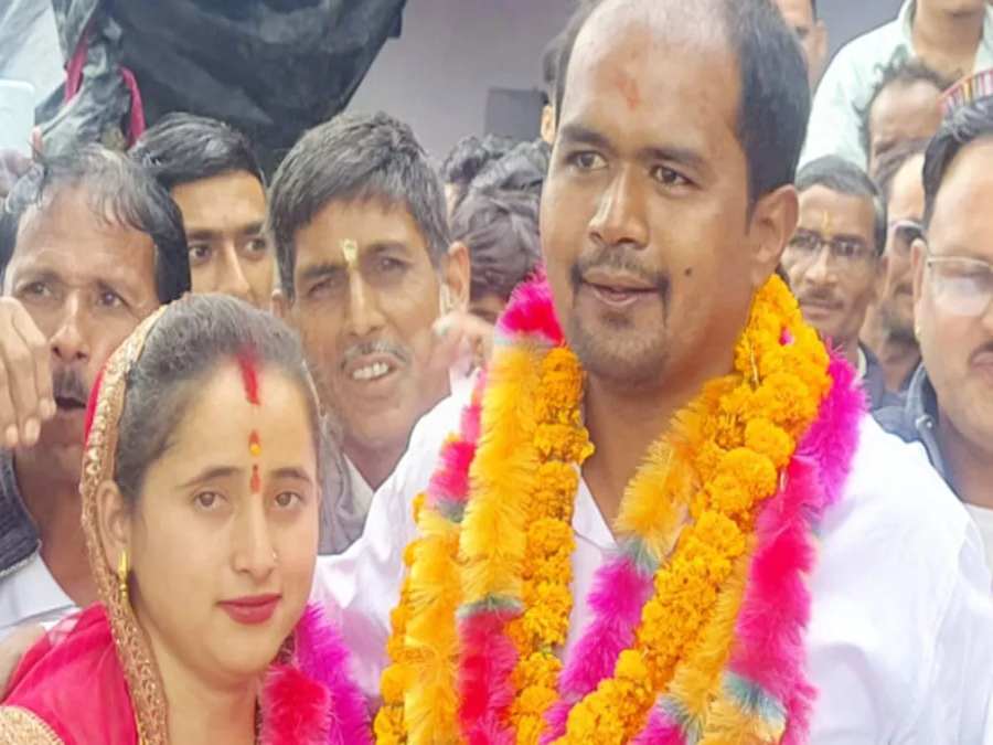 Shah couple in Dhauladevi Kafli Gram Panchayat
