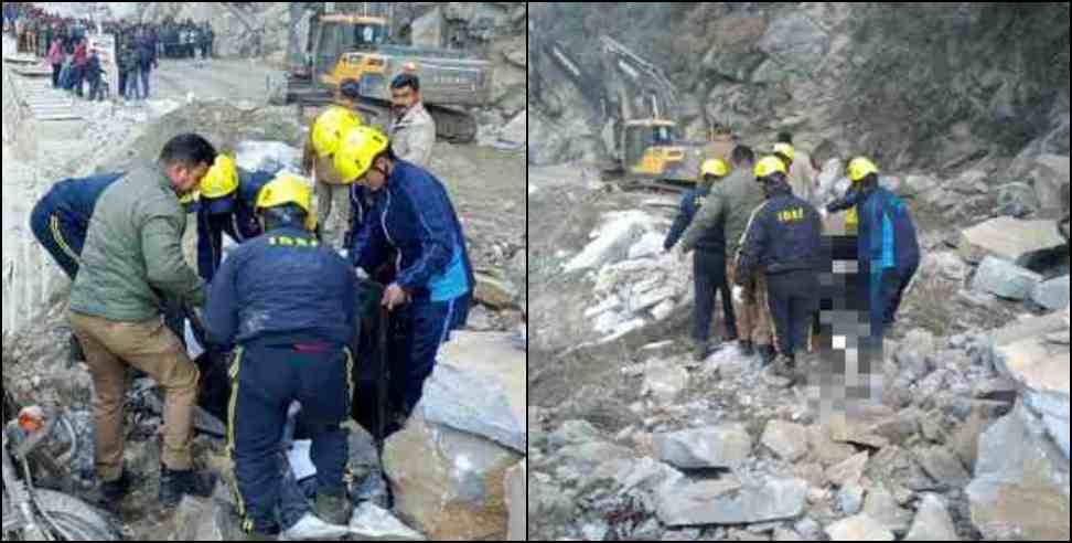 karnprayag bike rock: rock fell on moving bike in Karnprayag