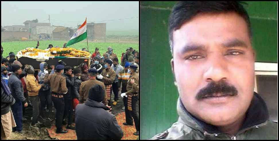 Kashipur martyr Mukesh Kumar: Kashipur martyr Mukesh Kumar funeral