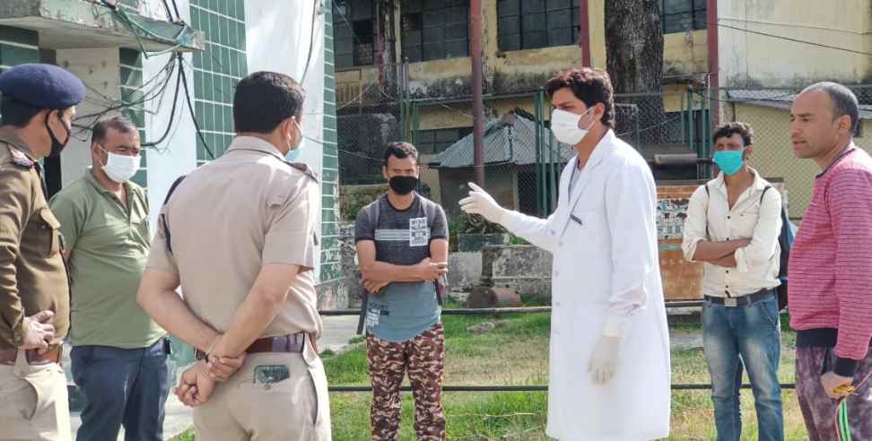 Coronavirus Uttarakhand: Coronavirus Uttarakhand:Chamoli two youth reach gwaldam from mumbai