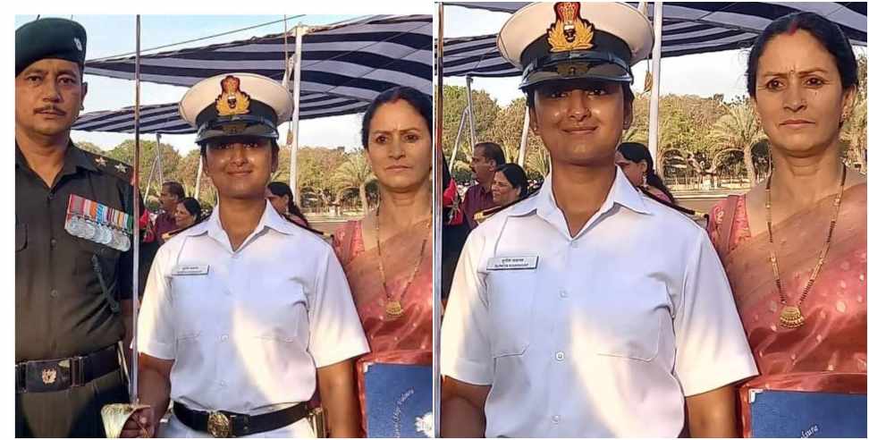 Sunita Khadayat becomes Lieutenant in Navy