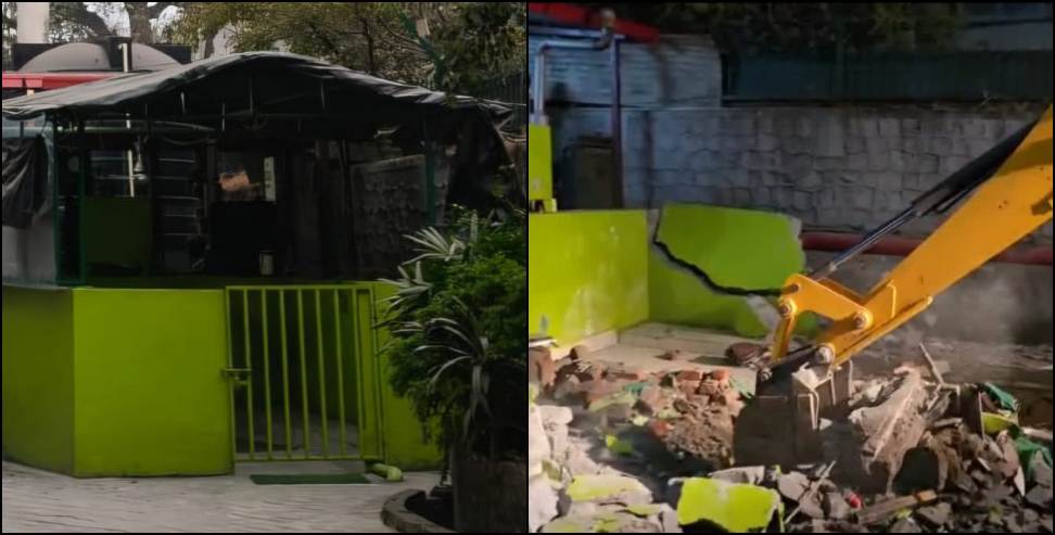 Illegal shrine: Administration in Dehradun demolished an illegal shrine
