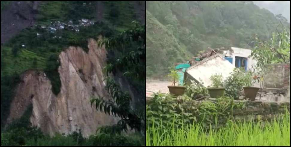 Pithoragarh rain: Devastation due to heavy rains in pithoragarh