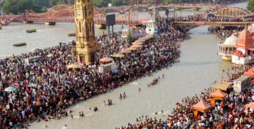 Huge Crowd at Haridwar Har Ki Pauri in Ganga Dussehra