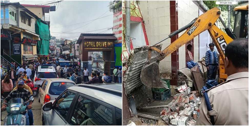 Mall Road Mussoorie: Mall Road Mussoorie Encroachment to Get Removed