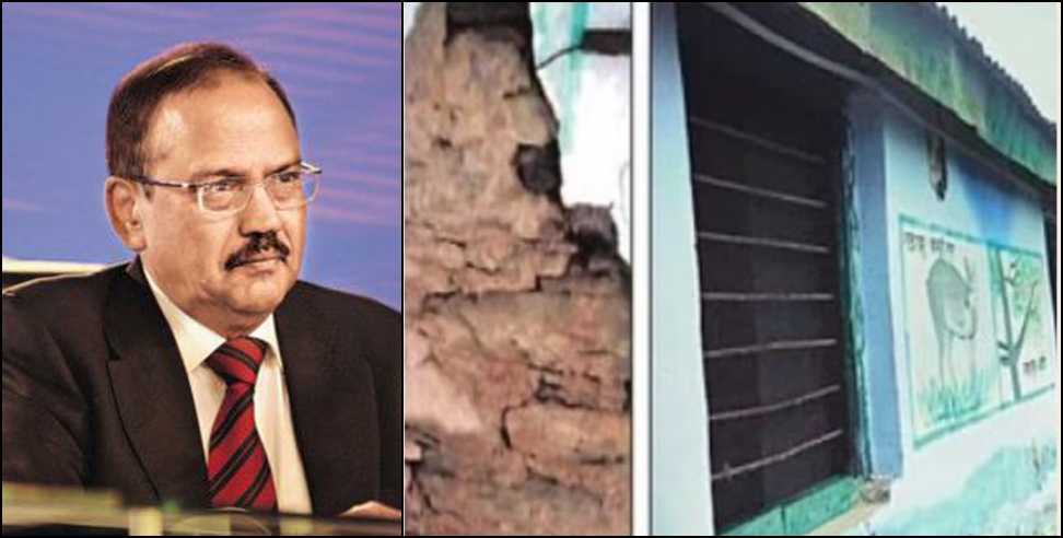 Ajit Doval Village School: Children in Ajit Doval Village Await a New School Building