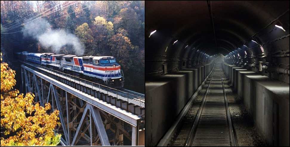 Rishikesh Karnprayag rail line project: Rishikesh Karnaprayag Rail Line Narkota Jawadi Bypass Tunnel
