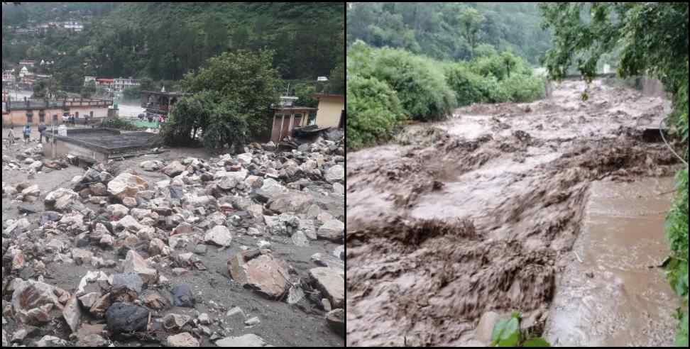 tehri garhwal rudraprayag cloudburst: Cloud burst in Rudraprayag and Tehri Garhwal on August 24