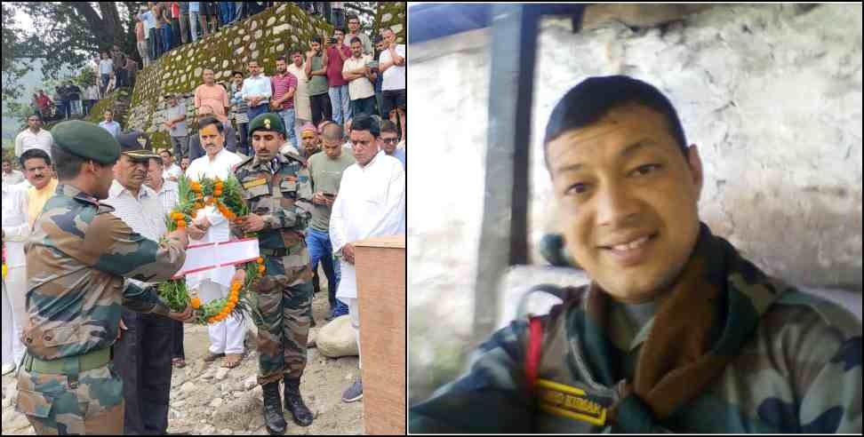 Rudraprayag Garhwal Rifle Naik Pramod Jagwan Death