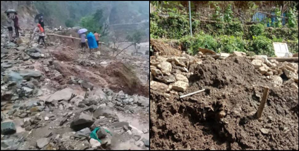 Chamoli cloud burst: Cloud burst in Khailoni village of Chamoli