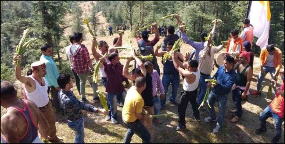 Uttarakhand Gagli war: Gagli War Tradition of Jaunsar Bawar Kurauli Udpalta Village