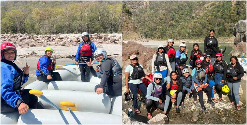 Rafting Guide Training: 14 Girls become river rafting guide in Rishikesh