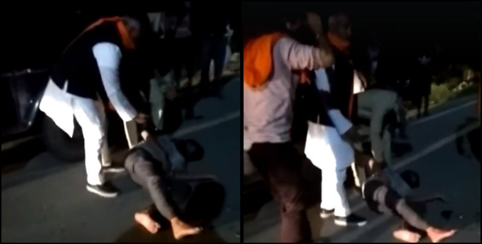 Sakshi Minister Arvind Pandey: Education Minister Arvind Pandey rescues the injured
