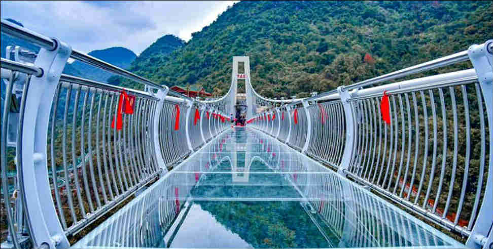उत्तरांखंड न्यूज: glass bridge in rishikesh